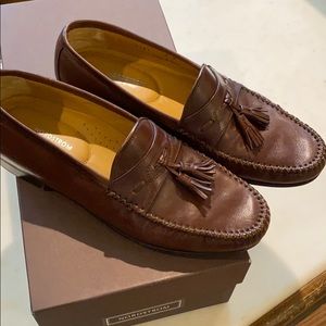 Dress Shoes Brown Leather Made in Italy Sz7